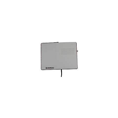 Taccuino con copertina in tessuto riciclata dai chicchi di caffè Donau - 96 ff ricilati da 80 g/m² - conf. 3 pz -
